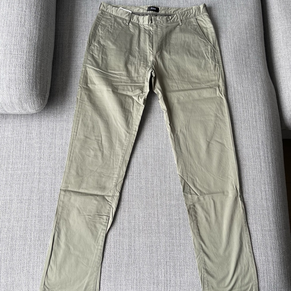 Hugo Boss Green Pants